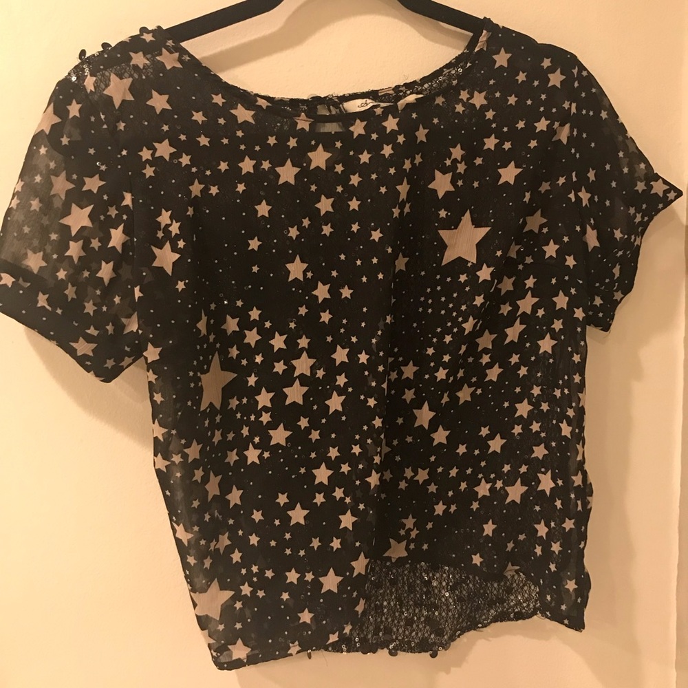 Cute  AMERICAN RAG 🤩  semi-transparent Shirt